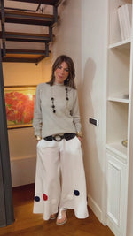 CASHMERE CORDA & PUNTO LUCE ARGENTO