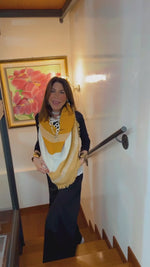IL PONCHO GRUNGE MULTICOLOR EDIZIONE SPECIALE | 100% CASHMERE