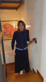 CASHMERE BLU MARINE & PUNTO LUCE BLUETTE