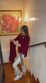DAVANTINO GIOIELLO CON LACCETTI 🖤 BORDEAUX