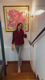 IL BOLERO BORDEAUX | 100% CASHMERE - Pre ordine spedizione da metà settembre