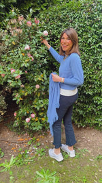 IL BOLERO AZZURRO INTENSO FAVOLOSO | 100% CASHMERE