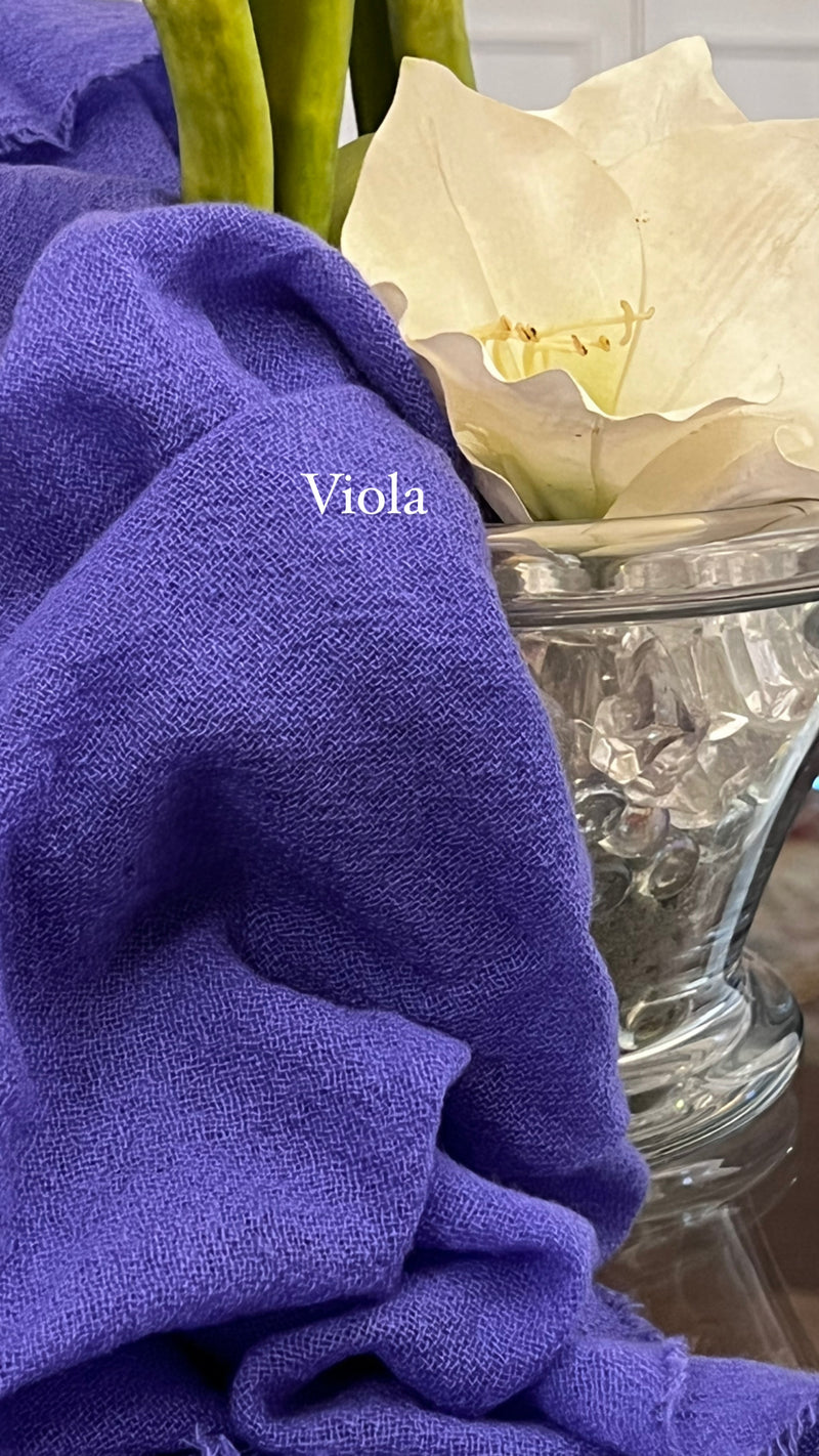 La Nuvoletta da Borsetta VIOLA LAVANDA | 100% cashmere