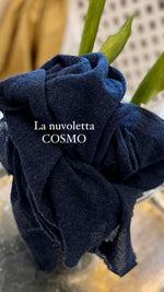 La Nuvoletta da Borsetta BLU COSMO | 100% cashmere